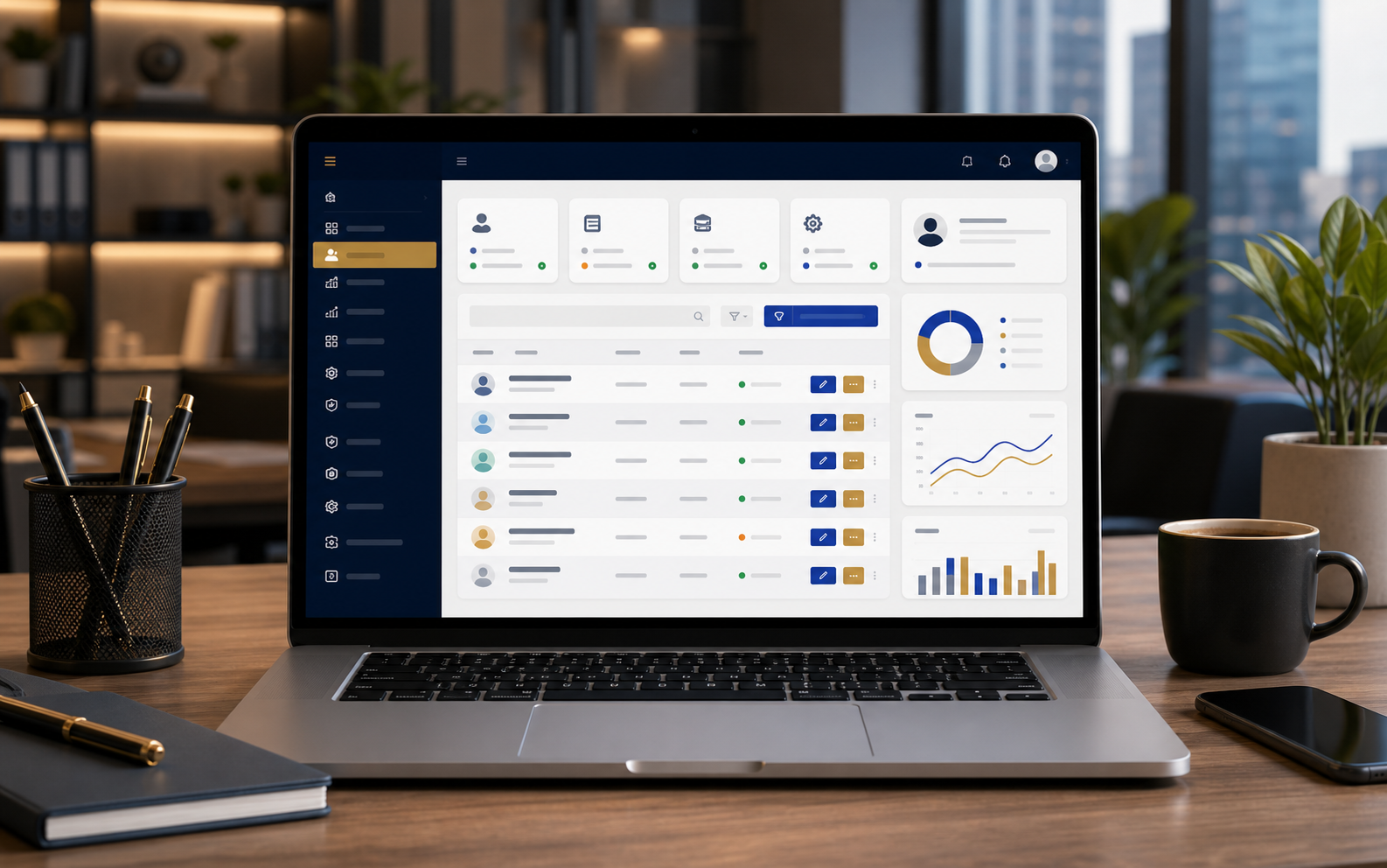 Painel administrativo desenvolvido em Python